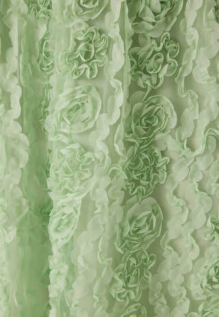 3D Flower Midi Skirt