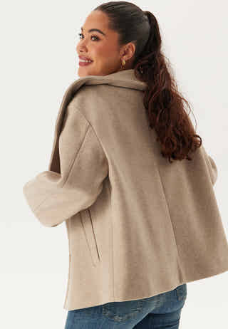 Ava High Neck Short Coat