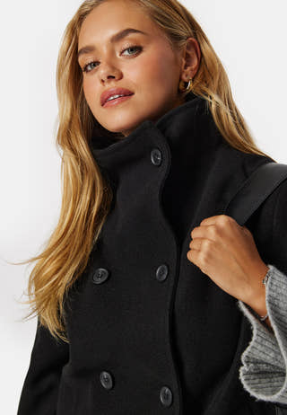 Ava High Neck Short Coat