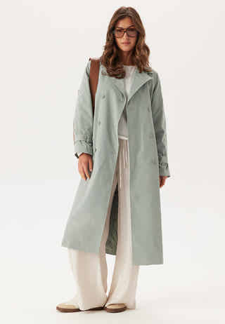 Belted Midi Trenchcoat
