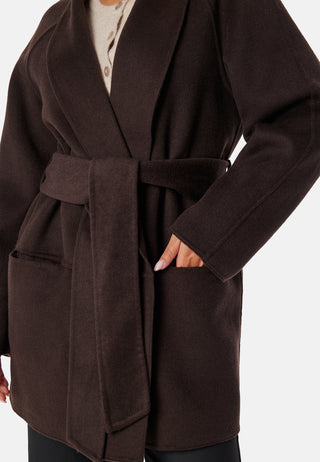 Lilah Belted Wool Coat