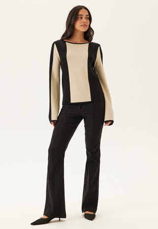 Block Knitted Sweater