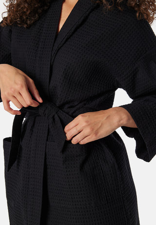 Bonnie Cotton Waffle Robe