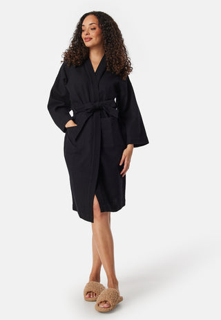 Bonnie Cotton Waffle Robe