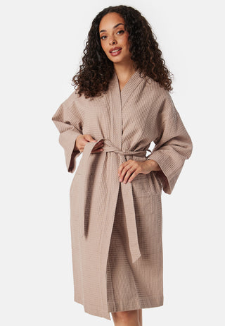 Bonnie Cotton Waffle Robe
