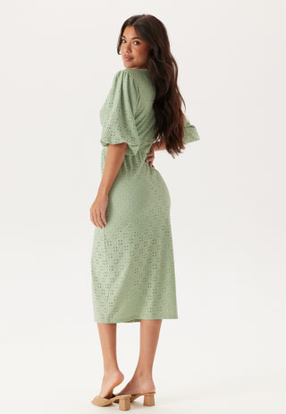 Broderie Anglaise Puff Sleeve Dress