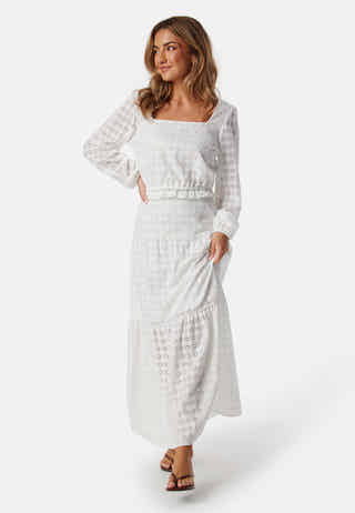 Broderie Anglaise Square Neck Blouse