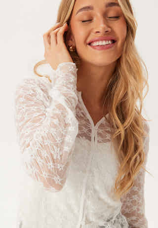 Button Lace Cardigan