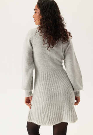 Contrast Edge Knitted Dress