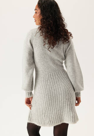 Contrast Edge Knitted Dress