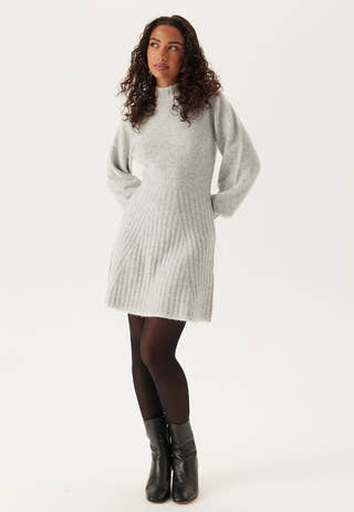 Contrast Edge Knitted Dress
