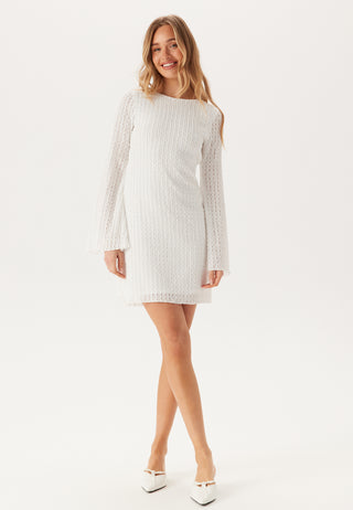 Deep Back Short Structured Dress