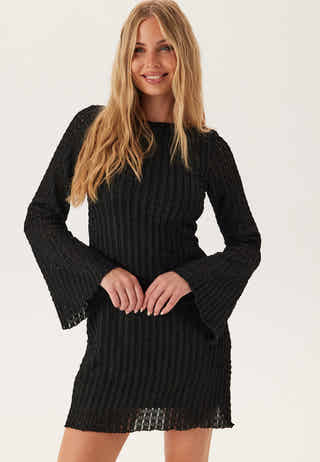 Deep Back Short Structured Dress