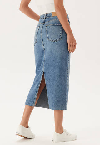 Denim Midi Skirt