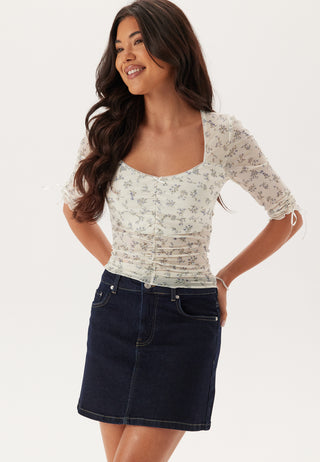 Denim Mini Skirt