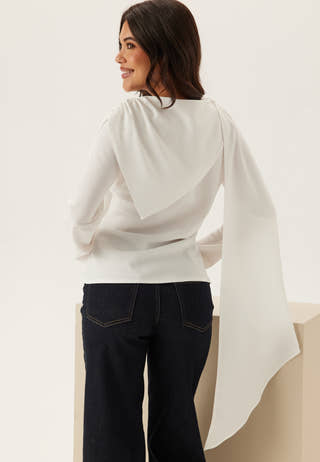 Draped Cape Blouse