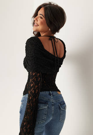 Drapy Lace Top