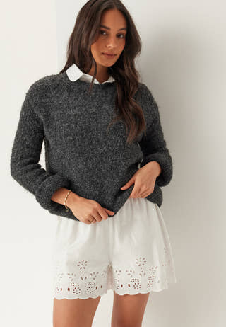 Embroidered Shorts