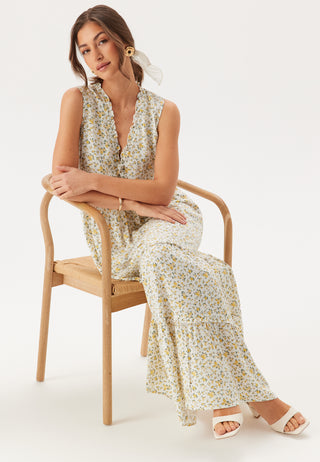 Frill Maxi Dress