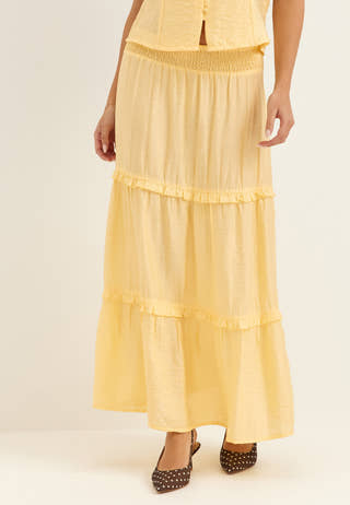 Frill Maxi Skirt
