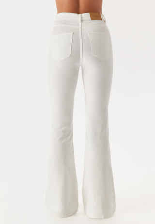 High Flare Superstretch Jeans