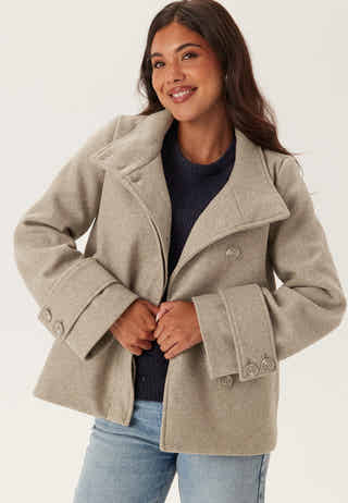 High Neck Short Coat
