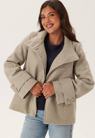 High Neck Short Coat