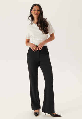 High Waist Flared Suit Trousers