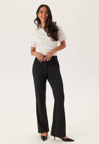 High Waist Flared Suit Trousers