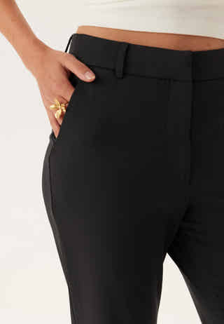 High Waist Flared Suit Trousers