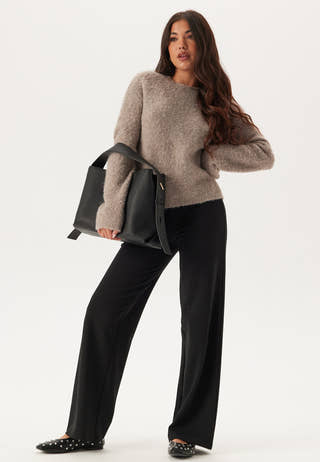 Knitted Bouclé Sweater