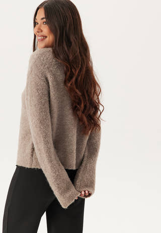 Knitted Bouclé Sweater