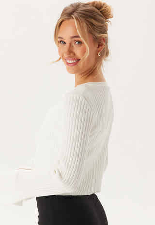 Knitted Bow Cardigan