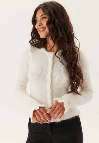 Knitted Frill Cardigan