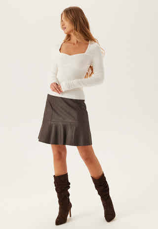 Knitted Sweetheart Top