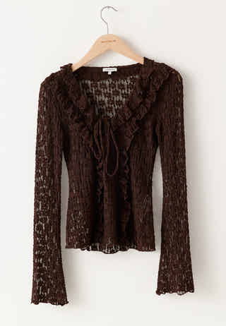 Lace Frill Top