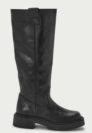 Leather Knee High Boots