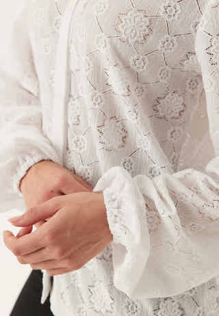 Long Sleeve Button Blouse