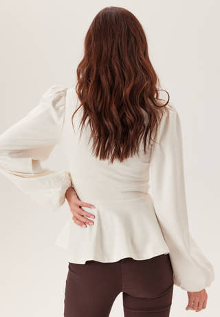 Long Sleeve Peplum Top