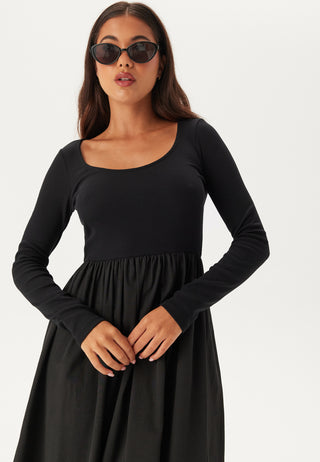 L/S Midi Dress