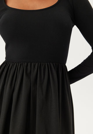 L/S Midi Dress