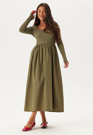 L/S Midi Dress