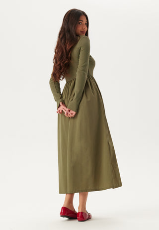 L/S Midi Dress