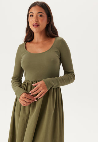 L/S Midi Dress