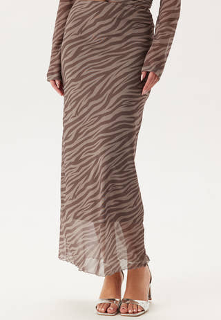 Mesh Maxi Skirt