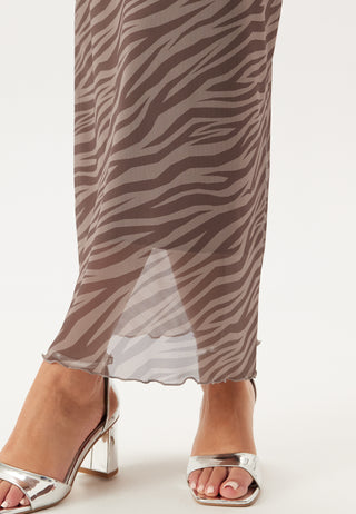 Mesh Maxi Skirt