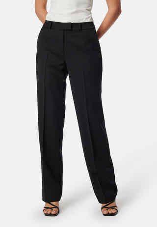 Mid Waist Suit Trousers