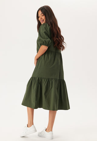 bubbleroom-midi-puff-sleeve-dress-khaki-green_9
