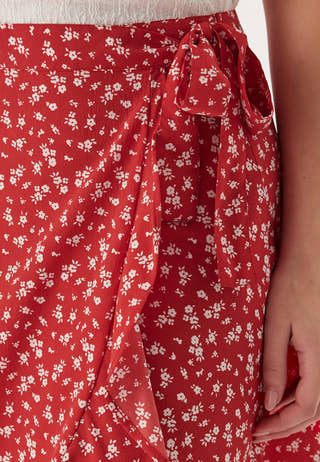 Midi Wrap Skirt