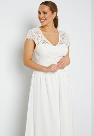 Open Back Lace Gown